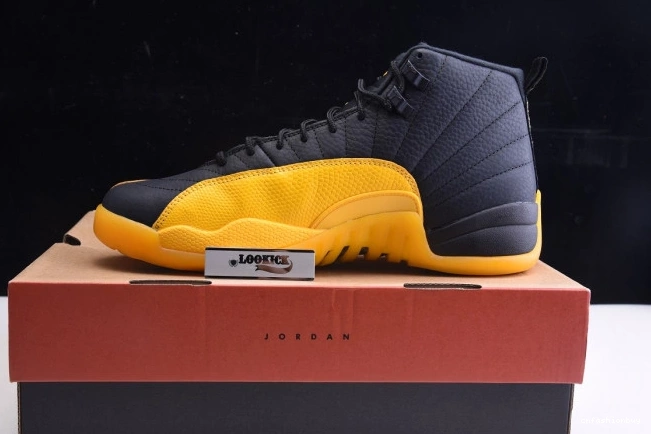 Gold 12 Jordan Retro Black University Air 130690-070 0709